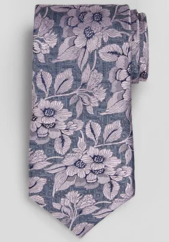 Reserve Collection Textured Floral Tie - Long
