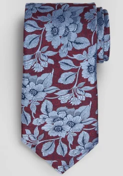 Reserve Collection Textured Floral Tie - Long
