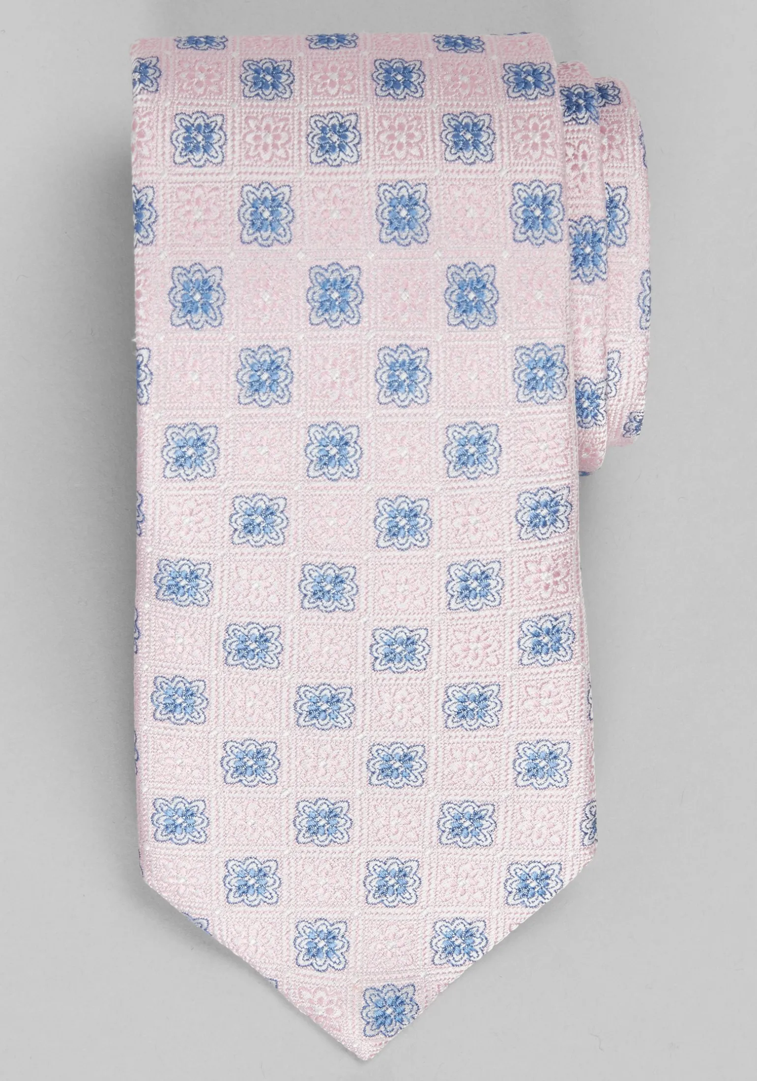 Reserve Collection Tile Floral Medallion Tie
