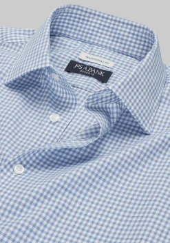 Reserve Collection Traditional Fit Spread Collar Gingham Dress Shirt - Big & Tall