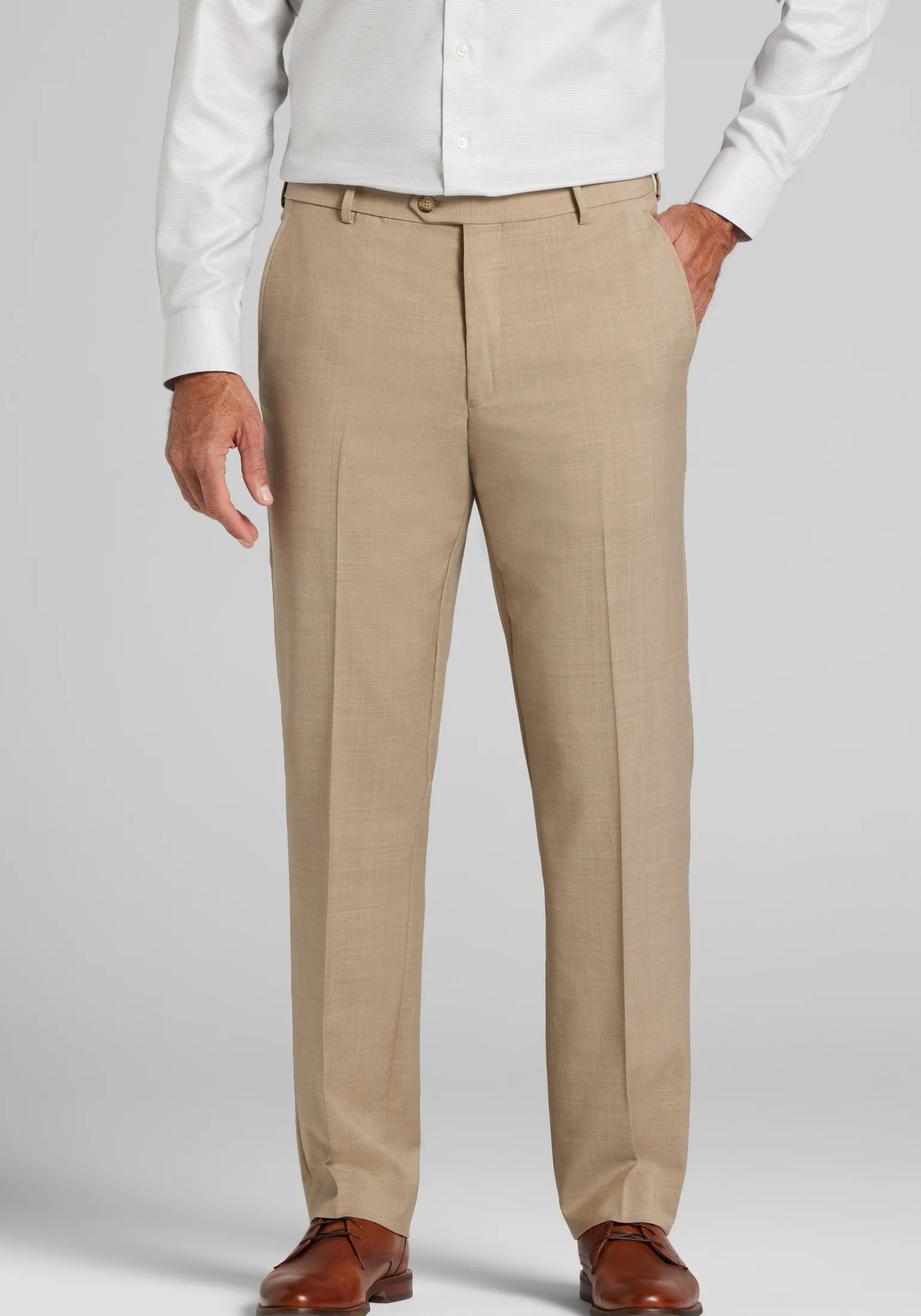 Reserve Collection Traditional Fit Suit Separate Pants - Big & Tall