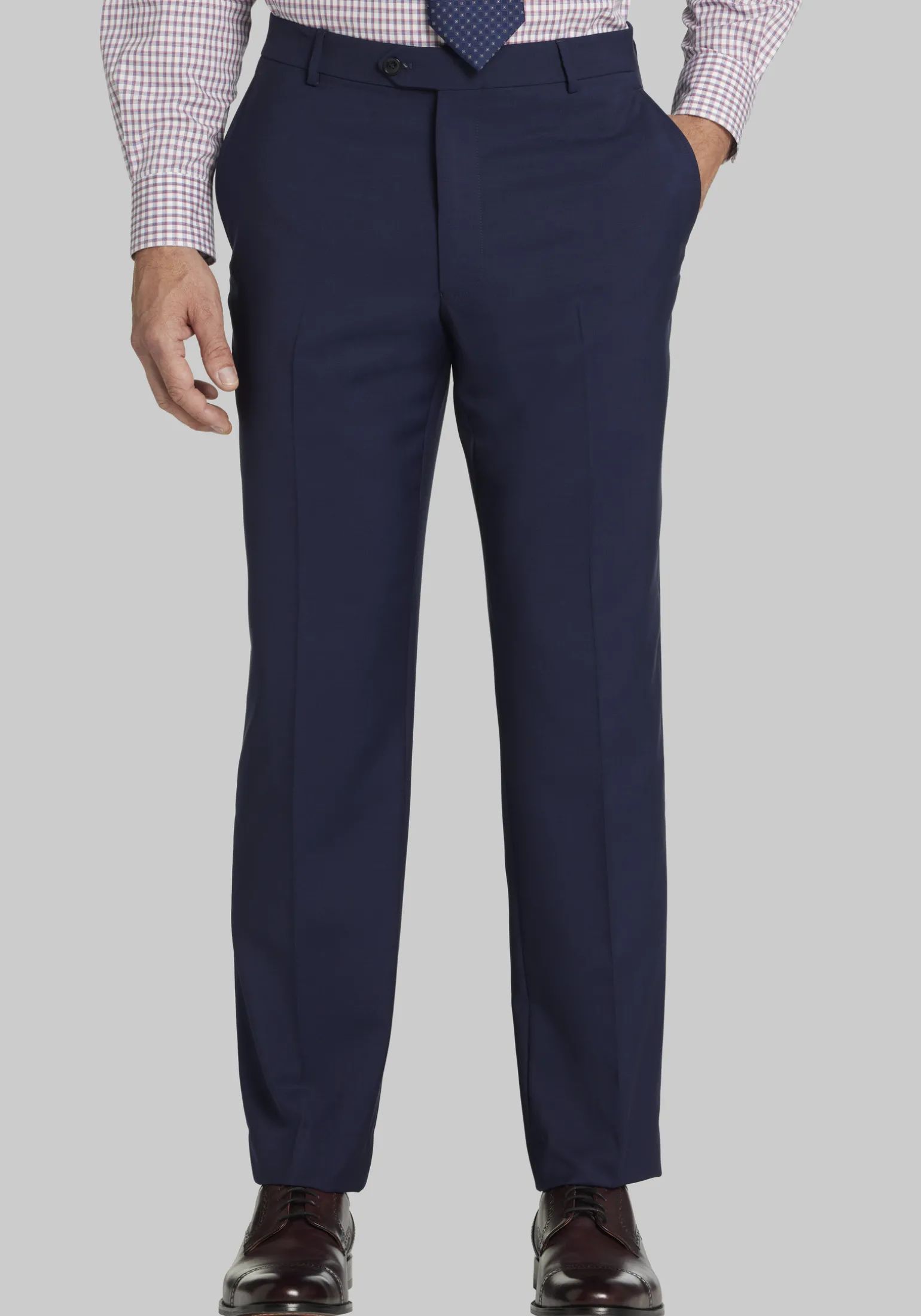 Reserve Collection Traditional Fit Suit Separate Pants - Big & Tall