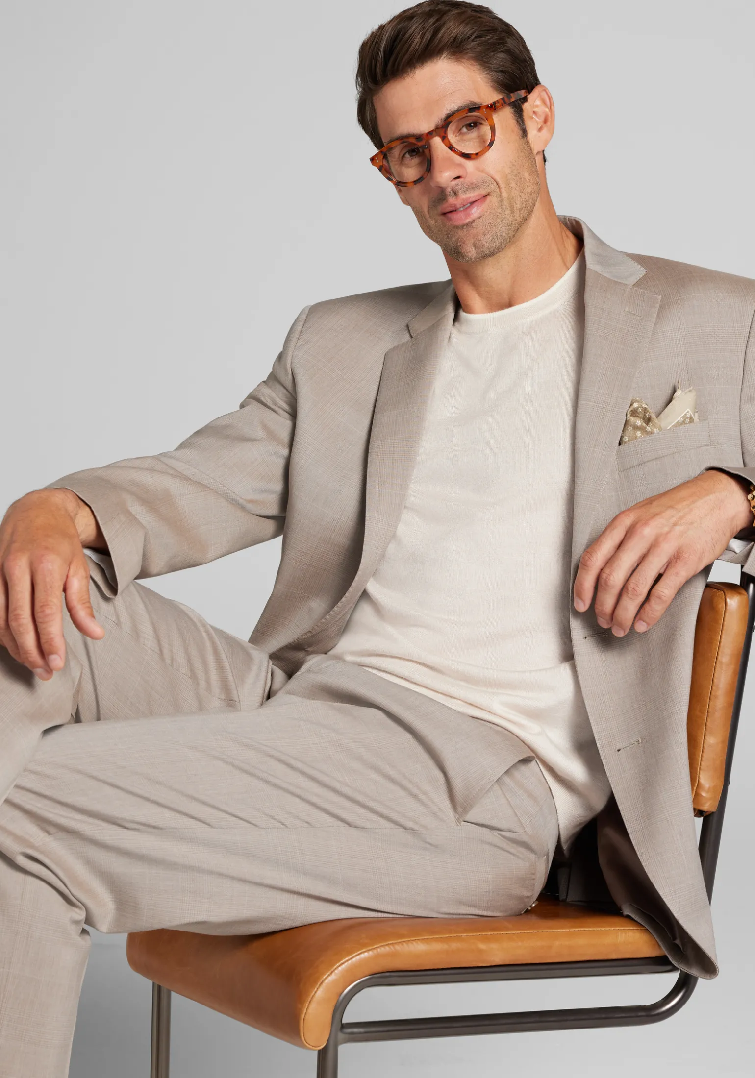 Reserve Collection Traditional Fit 100% Italian Wool Suit Separates Jacket