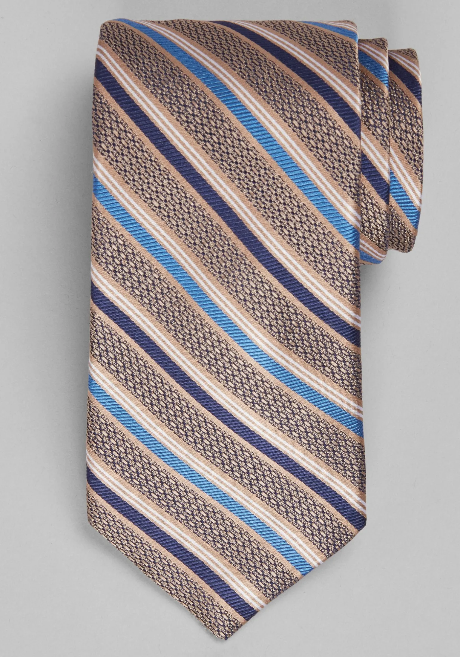 Reserve Collection Triple Texture Stripe Tie - Long