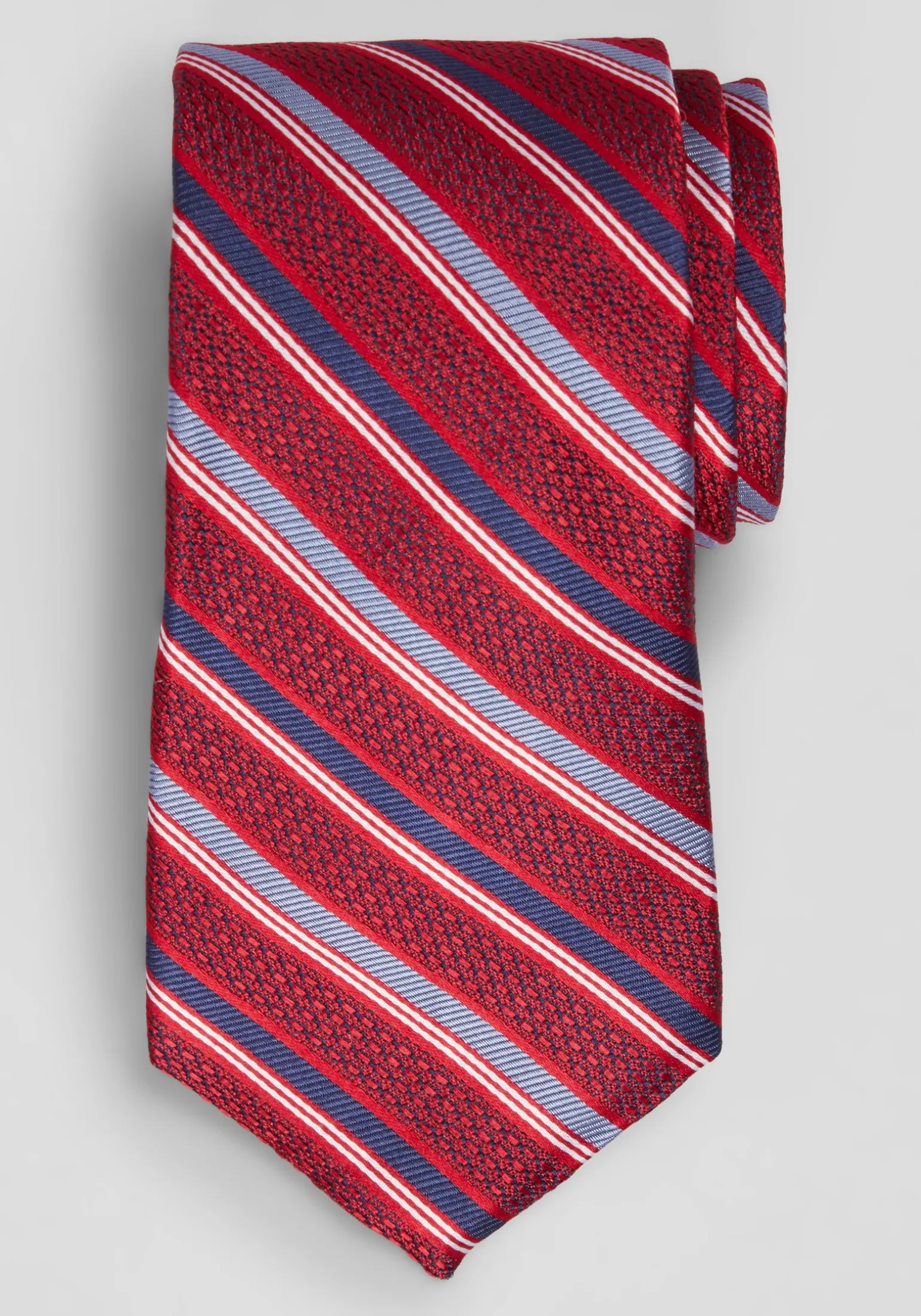 Reserve Collection Triple Texture Stripe Tie - Long