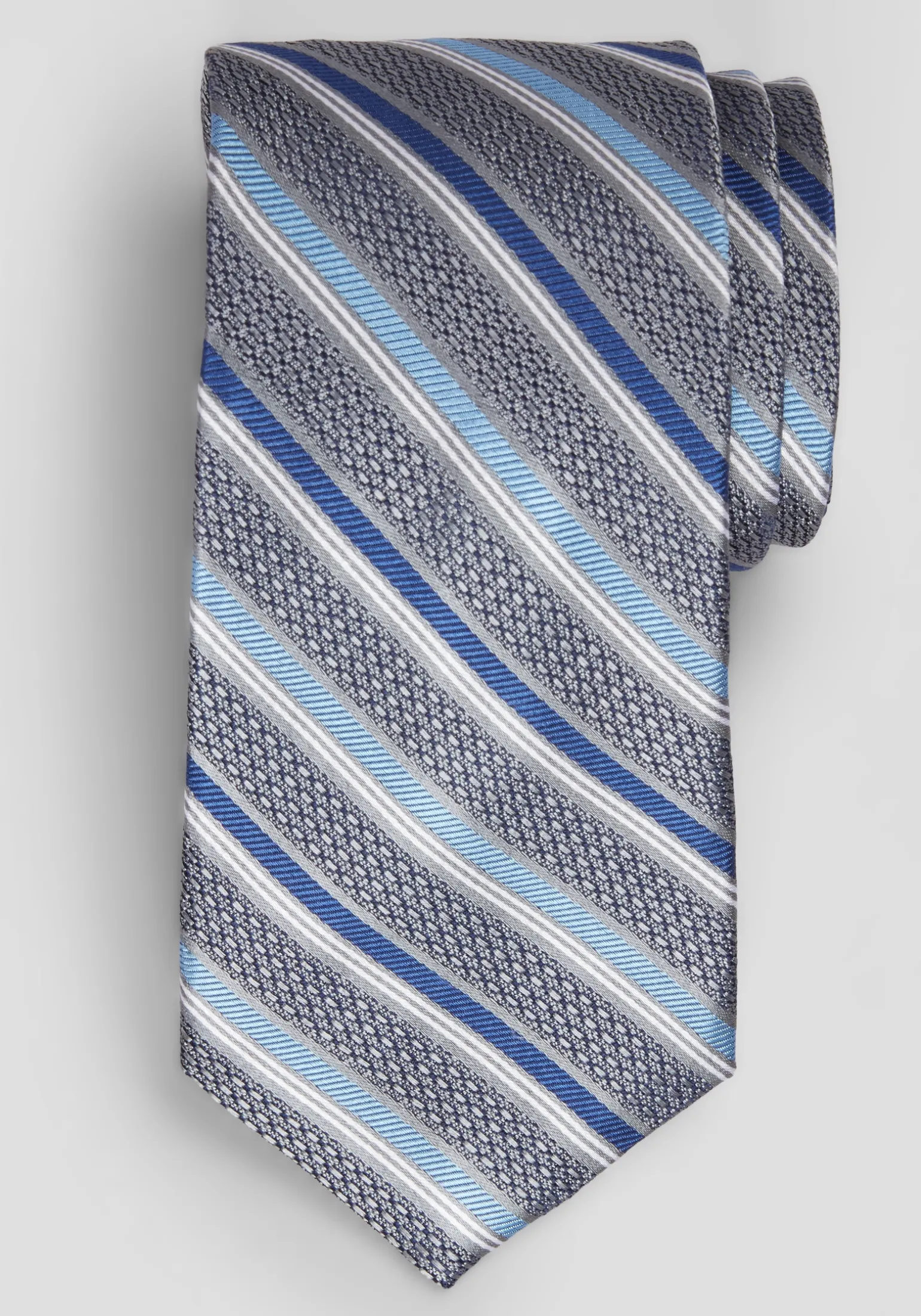 Reserve Collection Triple Texture Stripe Tie - Long