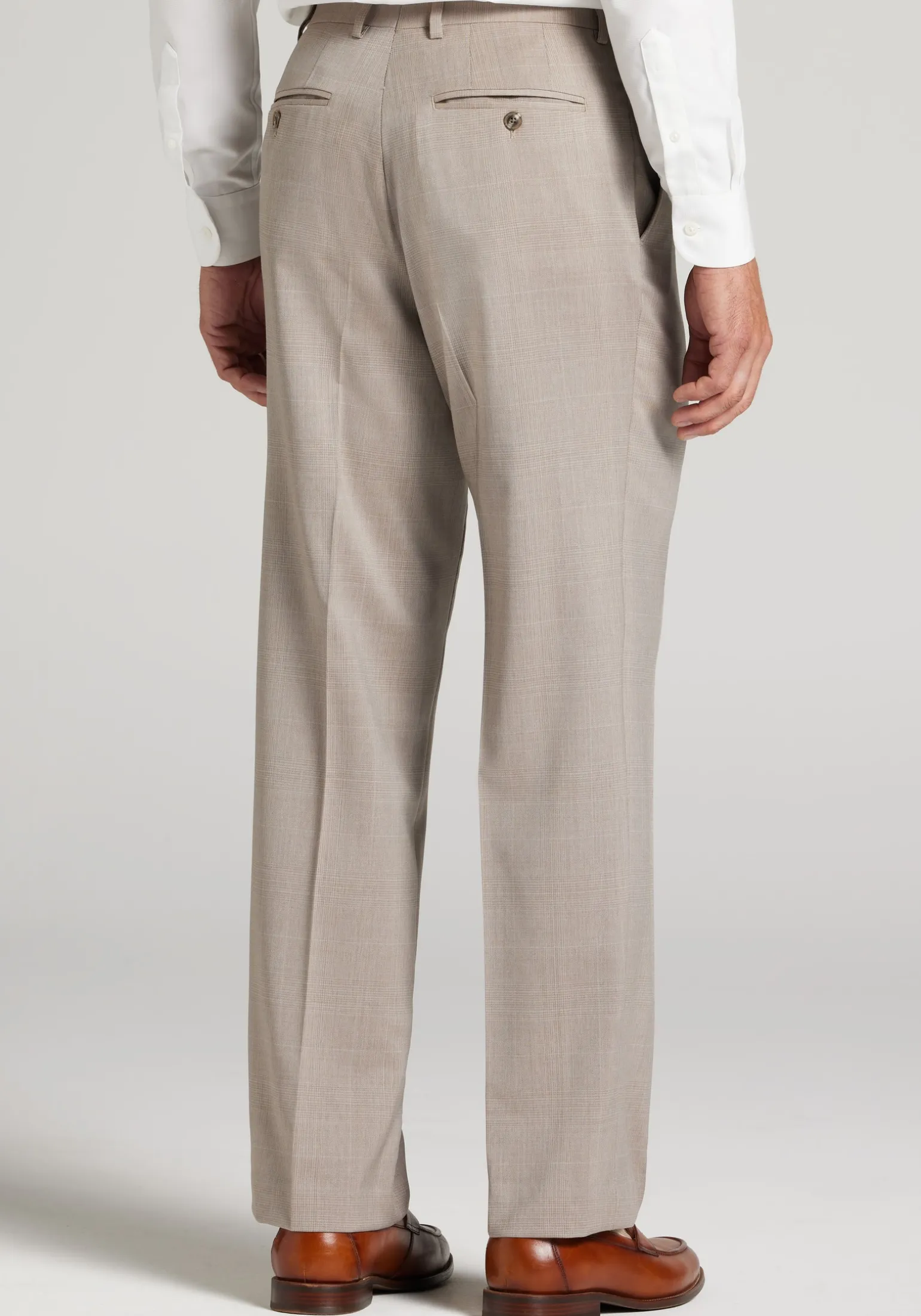 Reserve Traditional Fit Plaid Suit Separate Pants