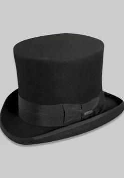 Scala Structured Wool Blend Top Hat