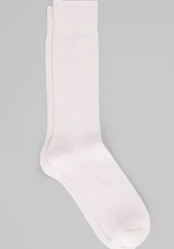 Solid Ribbed Texture Chevron Socks