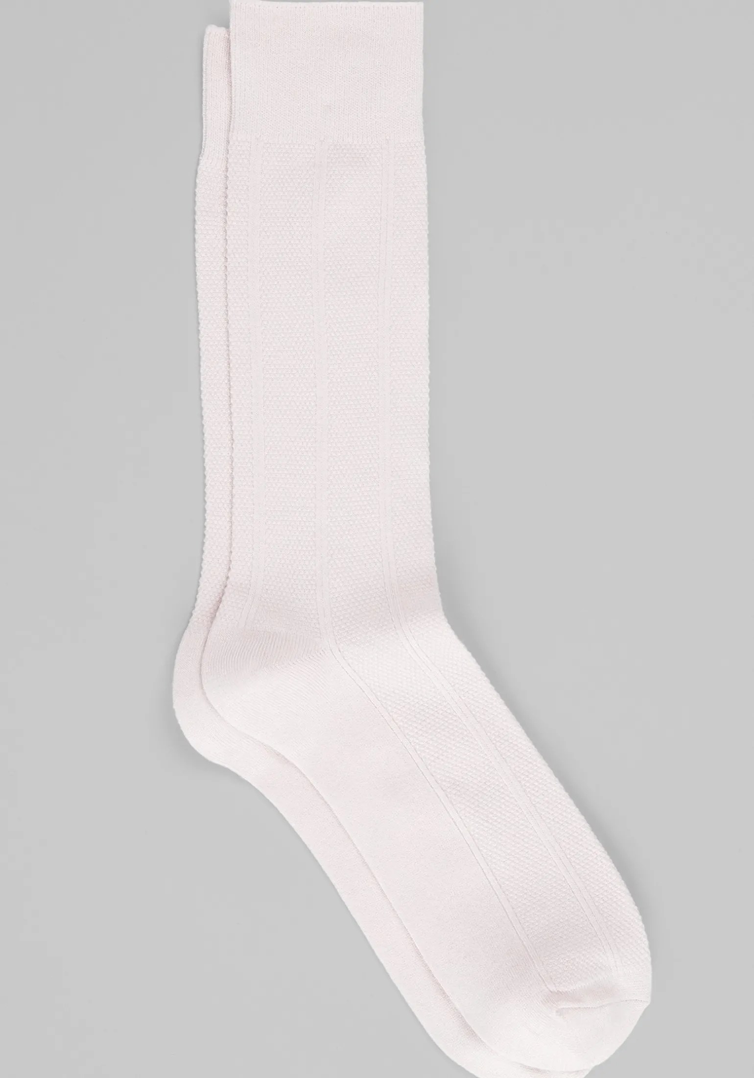 Solid Ribbed Texture Chevron Socks