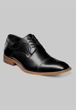 Stacy Adams Dickinson Leather Cap Toe Oxfords