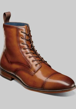 Stacy Adams Henry Cap Toe Lace Boots