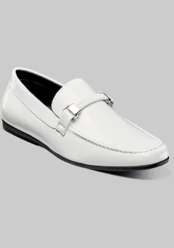 Stacy Adams Sheridan Patent Leather Moc Toe Bit Loafers