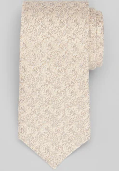 Tonal Linear Floral Tie