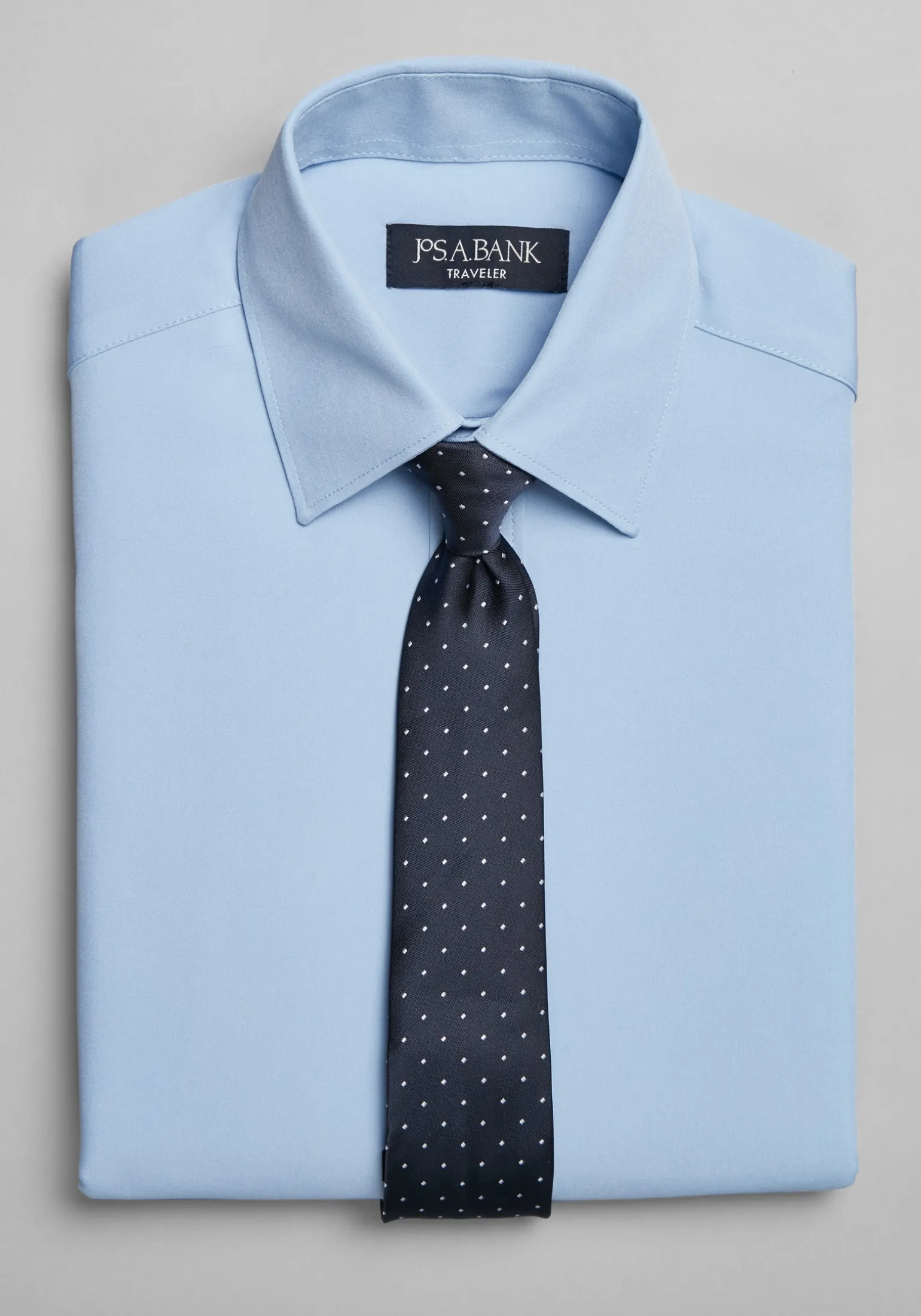 Traveler® Collection Boys Dress Shirt & Tie Set
