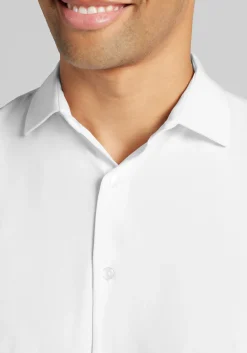 Traveler® Collection COOLMOTION Tailored Fit 4-Way Stretch Button Up Shirt