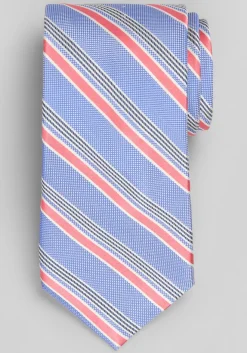 Traveler® Collection Cyber Stripe Silk Tie