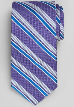 Traveler® Collection Cyber Stripe Silk Tie