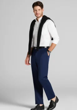 Traveler® Collection Slim Fit Button-Down Collar Solid Dress Shirt