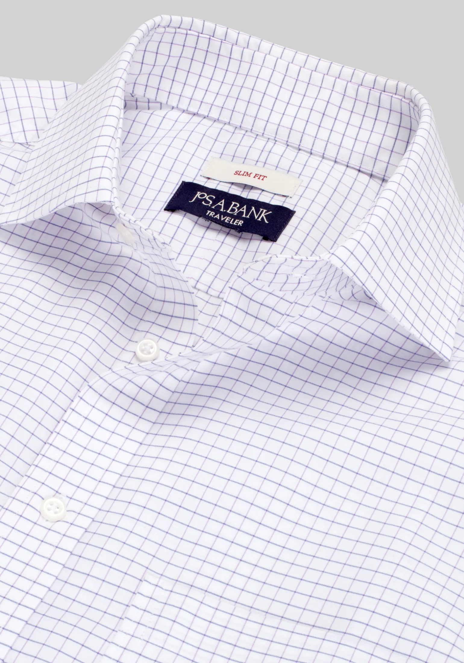Traveler® Collection Slim Fit Spread Collar Dress Shirt