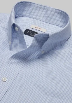 Traveler® Collection Slim Fit Button-Down Collar Check Dress Shirt