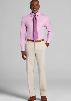 Traveler® Collection Slim Fit Spread Collar Dress Shirt