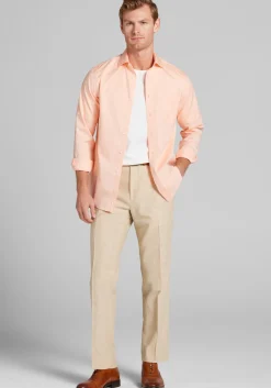 Traveler® Collection Slim Fit Spread Collar Dress Shirt