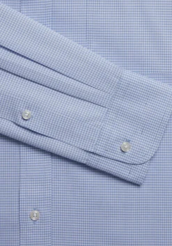 Traveler® Collection Slim Fit Spread Collar Gingham Dress Shirt