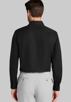 Traveler® Collection Tailored Fit Spread Collar Solid Dress Shirt