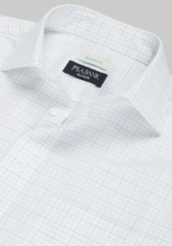Traveler® Collection Tailored Fit Spread Collar Tattersall Dress Shirt - Big & Tall