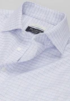 Traveler® Collection Tailored Fit Small Check Dress Shirt