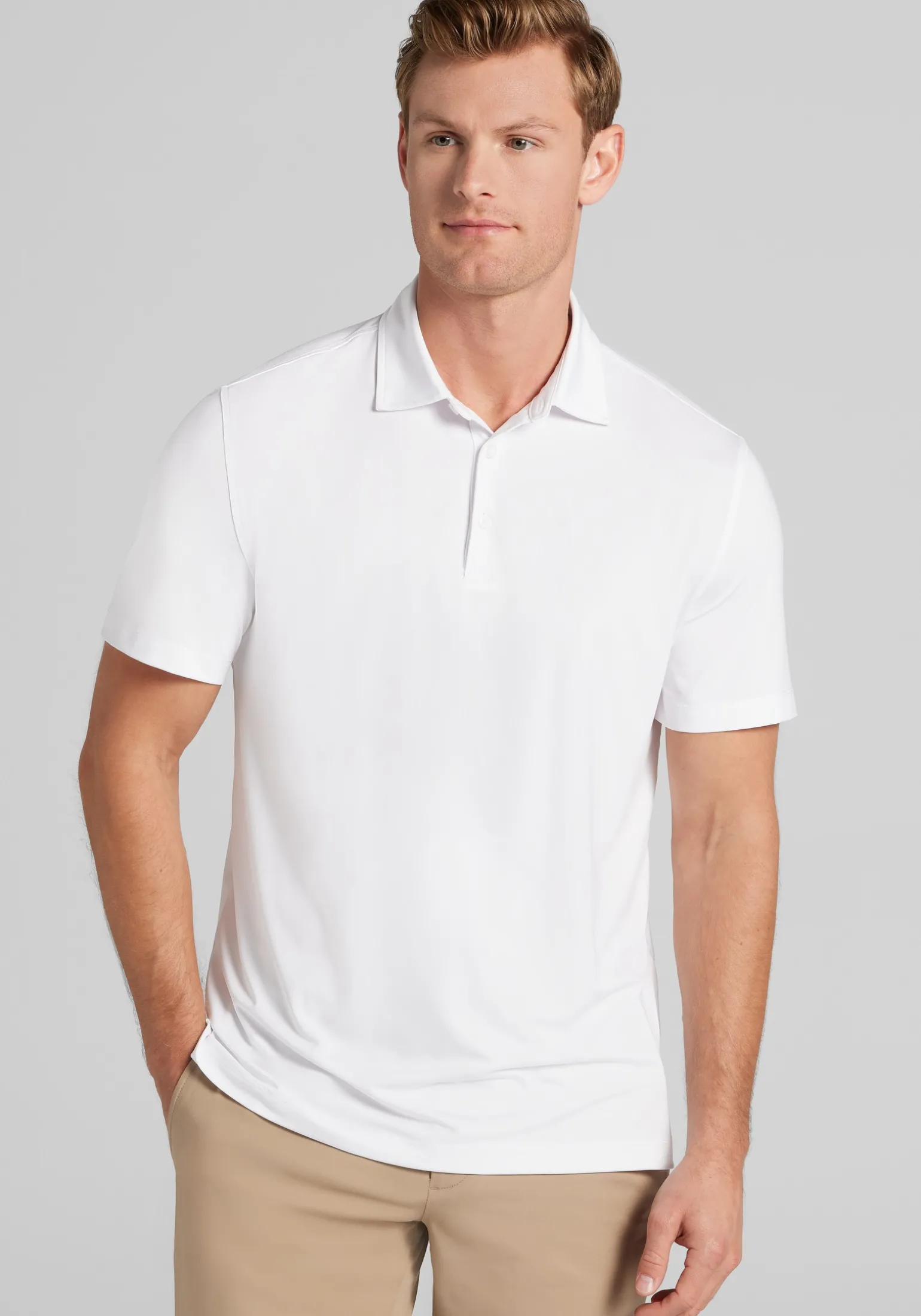 Traveler® Collection Tailored Fit Performance Short Sleeve Polo