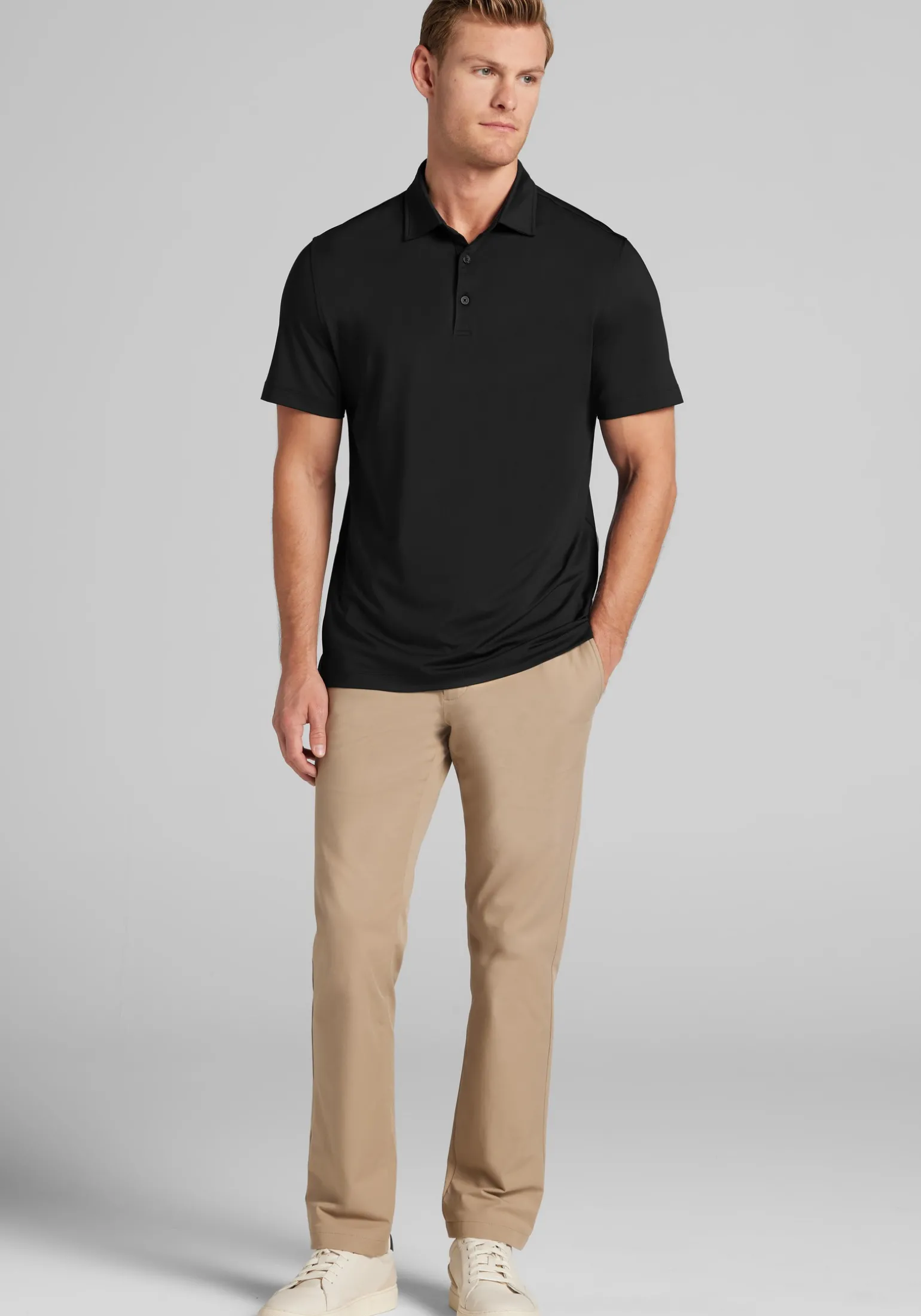 Traveler® Collection Tailored Fit Performance Short Sleeve Polo