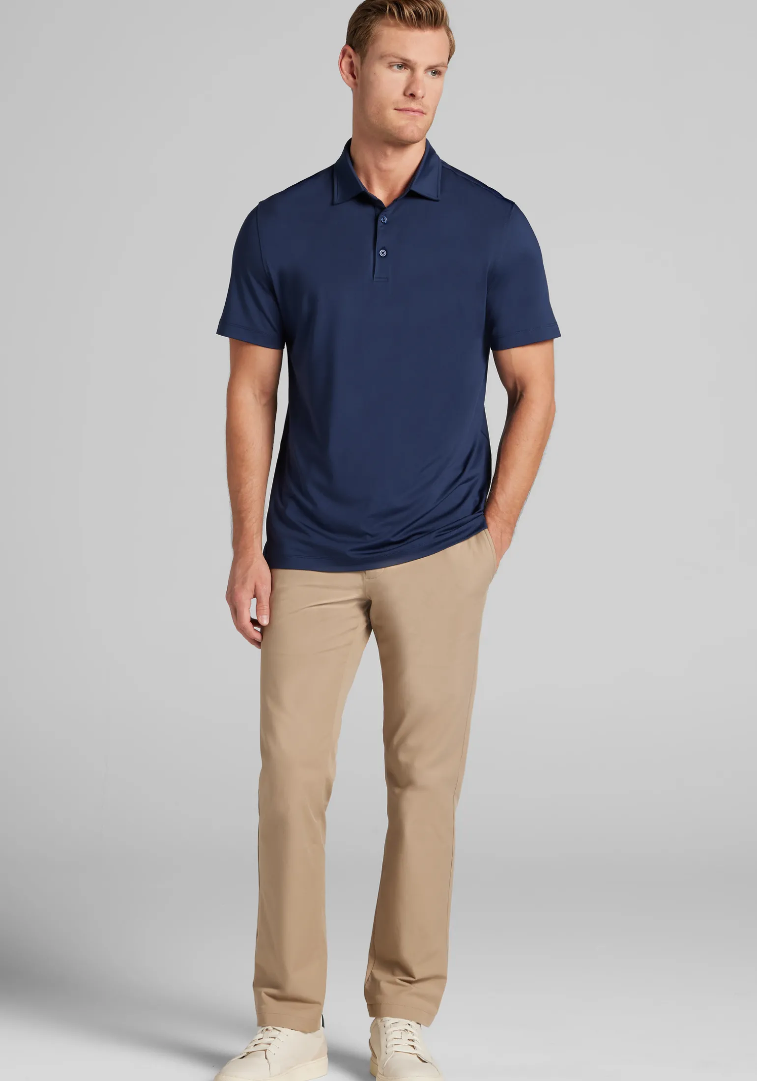 Traveler® Collection Tailored Fit Performance Short Sleeve Polo