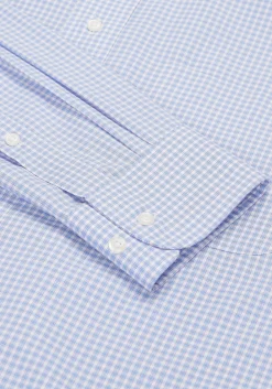 Traveler® Collection Tailored Fit Small Check Dress Shirt