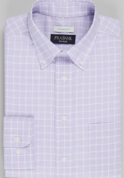 Traveler® Collection Tailored Fit Glenn Plaid Dress Shirt