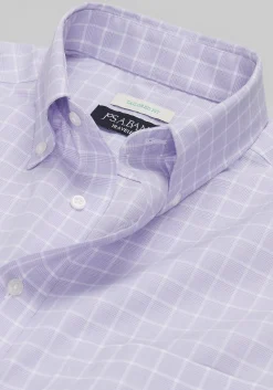 Traveler® Collection Tailored Fit Glenn Plaid Dress Shirt