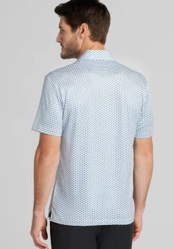 Traveler® Collection Tailored Fit Medallion Performance Polo