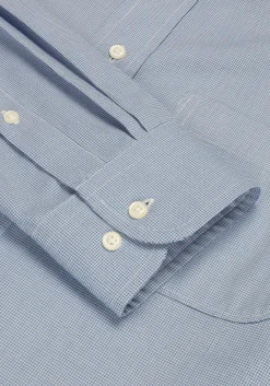 Traveler® Collection Tailored Fit Spread Collar Tattersall Dress Shirt - Big & Tall