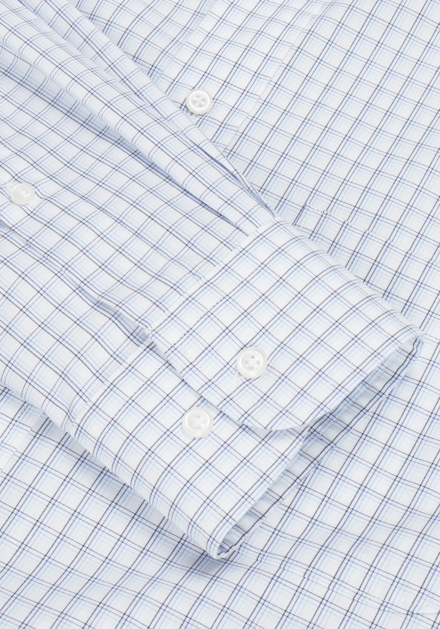 Traveler® Collection Tailored Fit Button-Down Collar Gradient Check Dress Shirt