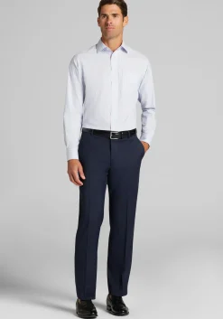 Traveler® Collection Tailored Fit Stripe Dress Shirt