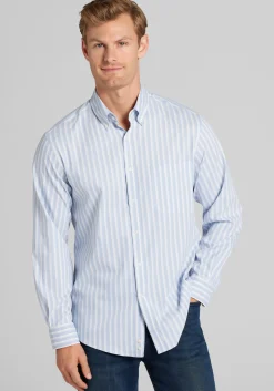Traveler Collection Tailored Fit Tartan Check Button Up Shirt