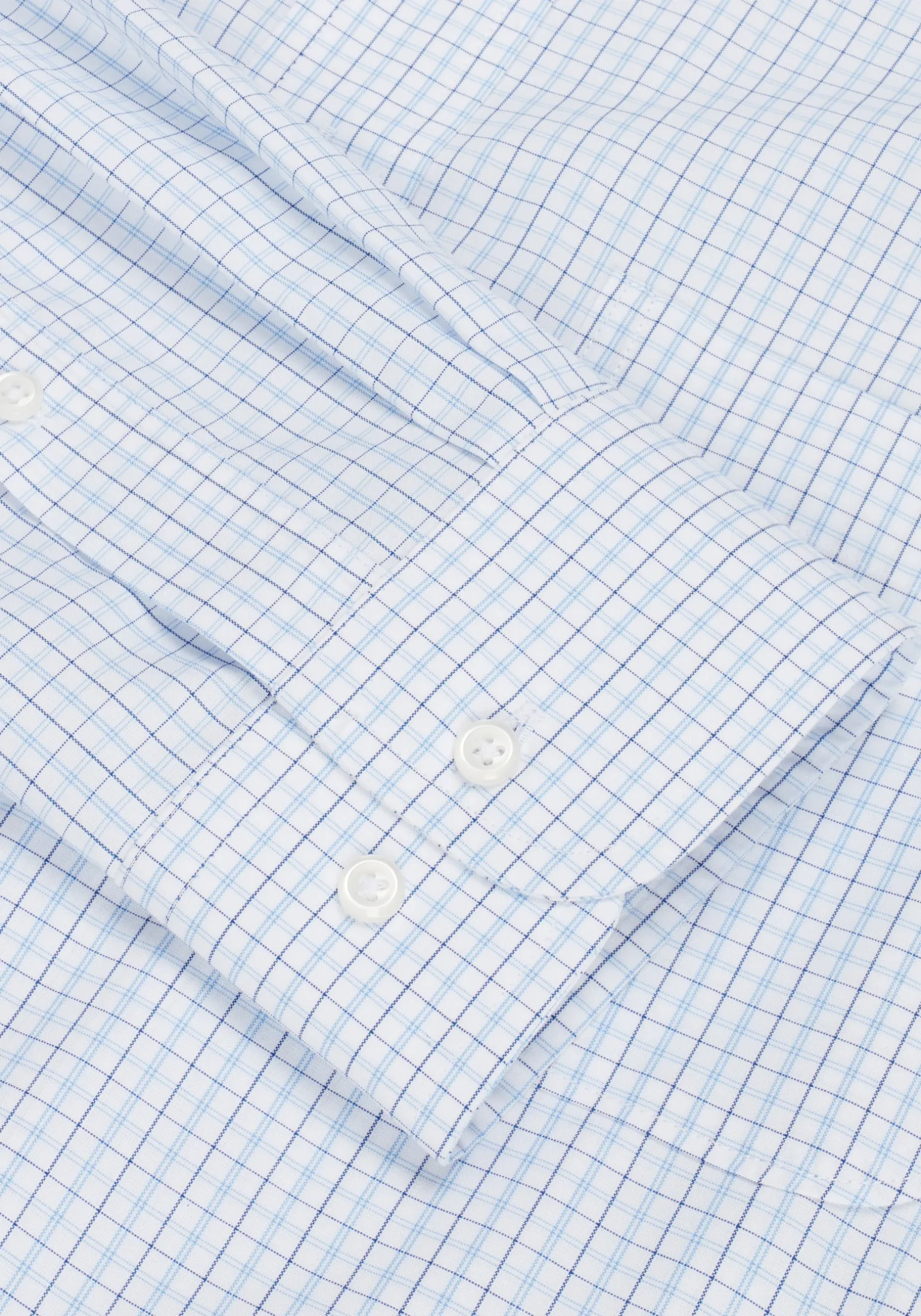 Traveler® Collection Traditional Fit Spread Collar Check Dress Shirt