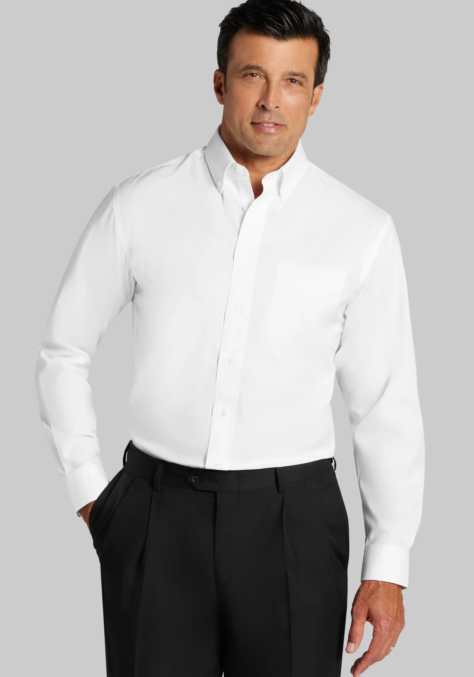 Traveler® Collection Traditional Fit Dress Shirt