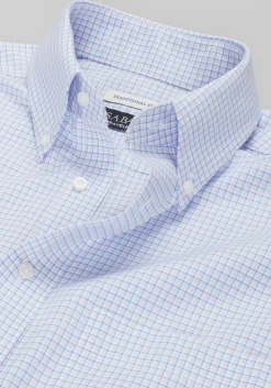 Traveler® Collection Traditional Fit Graph Plaid Dress Shirt