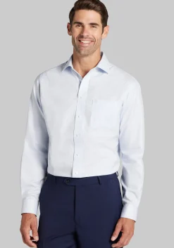 Traveler® Collection Traditional Fit Small Check Dress Shirt