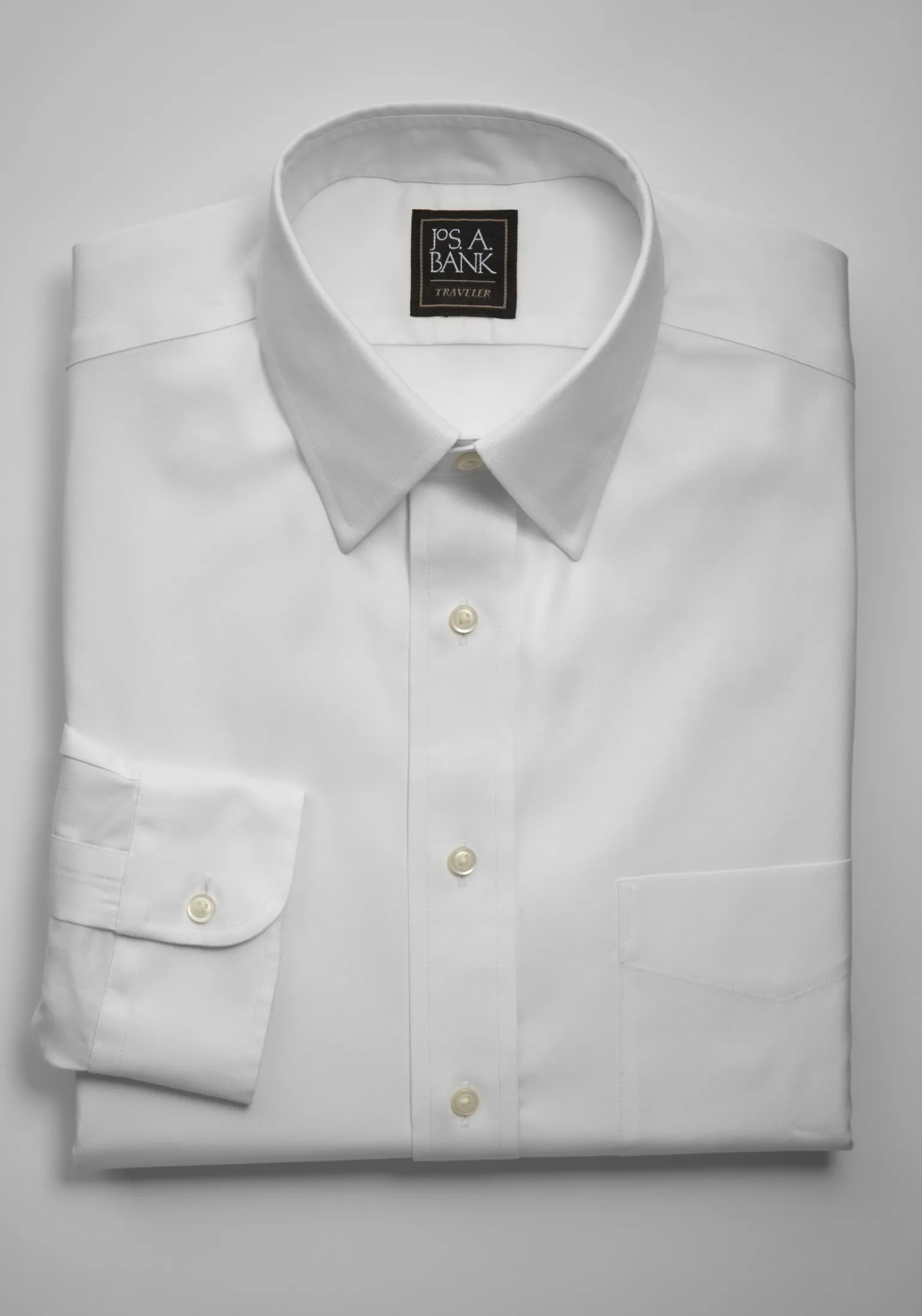 Traveler® Collection Traditional Fit Point Collar Dress Shirt - Big & Tall