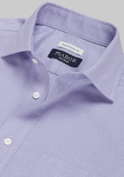 Traveler® Collection Traditional Fit Spread Collar Solid Dress Shirt - Big & Tall