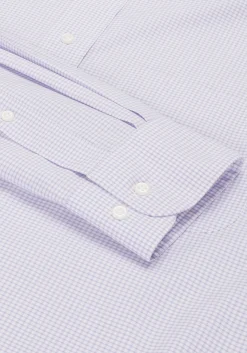 Traveler® Collection Traditional Fit Point Collar Grid Dress Shirt