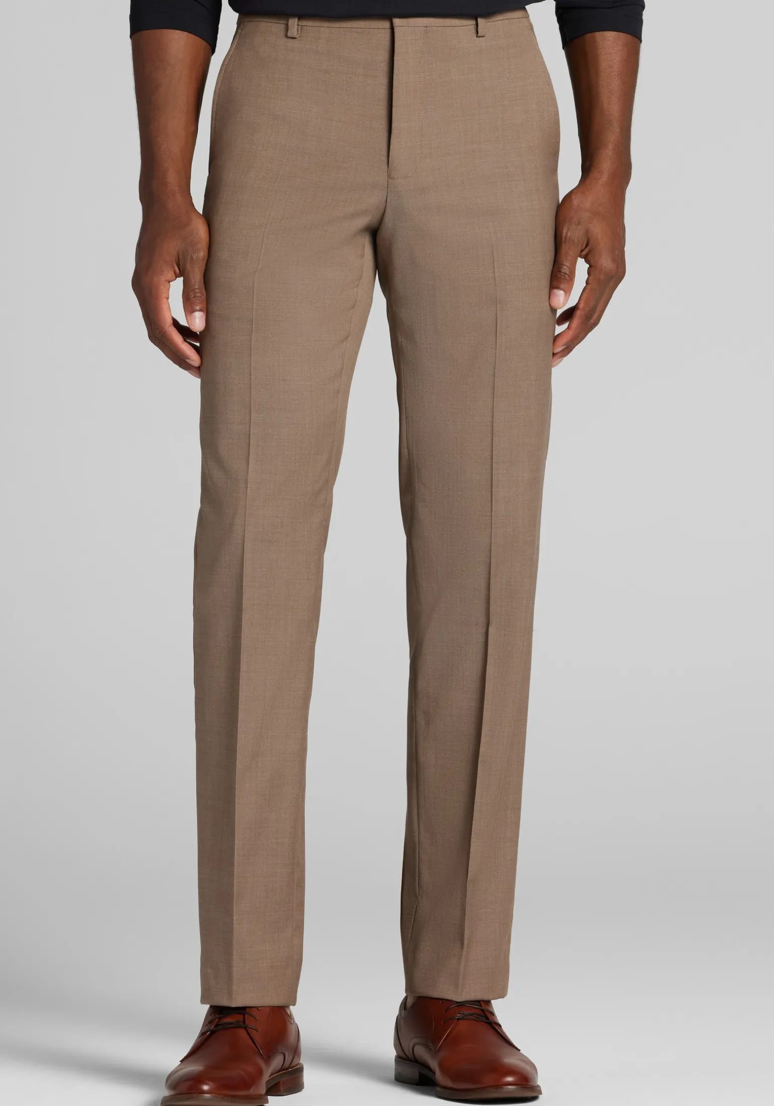 Traveler® COOLMOTION Slim Fit Wool Blend Dress Pants